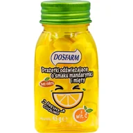 Inne słodycze - Dosfarm - drażetki odświeżające, mięta i mandarynka, 45 g - miniaturka - grafika 1