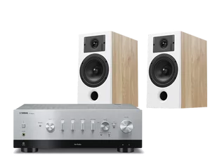Yamaha R-N800A (srebrny) + Diva 3 (dąb) - Zestawy stereo - miniaturka - grafika 1