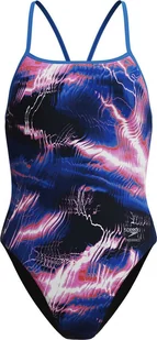 Damski Strój Kąpielowy Fl Printed Turnback Af rozmiar 38 - Stroje kąpielowe - miniaturka - grafika 1