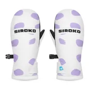 Rękawice narciarskie - Dziecięce rękawice na snowboard i narty Sporty zimowe Siroko Polka dots - miniaturka - grafika 1