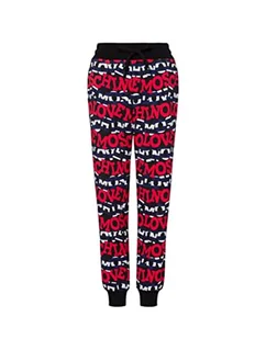 Love Moschino Regularne Fit Joggers with Print Spodnie Damskie Casual, niebieski, 40 - Spodnie damskie - miniaturka - grafika 1