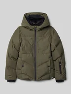 Kurtki i płaszcze dla chłopców - Kurtka pikowana o kroju regular fit z aplikacją z logo model ‘Grazzo’ - miniaturka - grafika 1