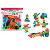 Klocki - Askato Klocki małych geniuszy Szczotki 46 elementów - miniaturka - grafika 1