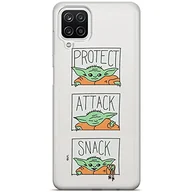 Etui i futerały do telefonów - ERT GROUP etui na telefon Samsung A12 / M12, case oryginalny i oficjalnie licencjonowany przez Star Wars, wzór Baby Yoda 009, optymalnie dopasowane, plecki z TPU częściowo przeźroczyste - miniaturka - grafika 1