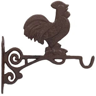 Uchwyt żeliwny ścienny Kogut 21 cm - Kwietniki - miniaturka - grafika 1