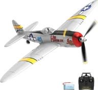 Zabawki zdalnie sterowane - Volantex RC Samolot P47 Thunderbolt 400mm z systemem stabilizacji Xpilot One Key Aerobatic Idealny dla początkujących 761-16 RTF - miniaturka - grafika 1