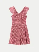 Sukienki i spódniczki dla dziewczynek - Mayoral Sukienka letnia 6960 Różowy Regular Fit - miniaturka - grafika 1