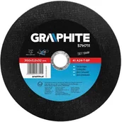 Materiały ścierne - Graphite Tarcza tnąca do metalu 300x3x32mm 57H711 - miniaturka - grafika 1