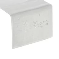 Obrusy i serwetki - Bieżnik świąteczny EUROFIRANY, biały, 40x140 cm - miniaturka - grafika 1