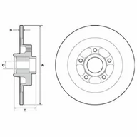 Tarcze hamulcowe - Tarcza hamulcowa DELPHI BG9138RS - miniaturka - grafika 1