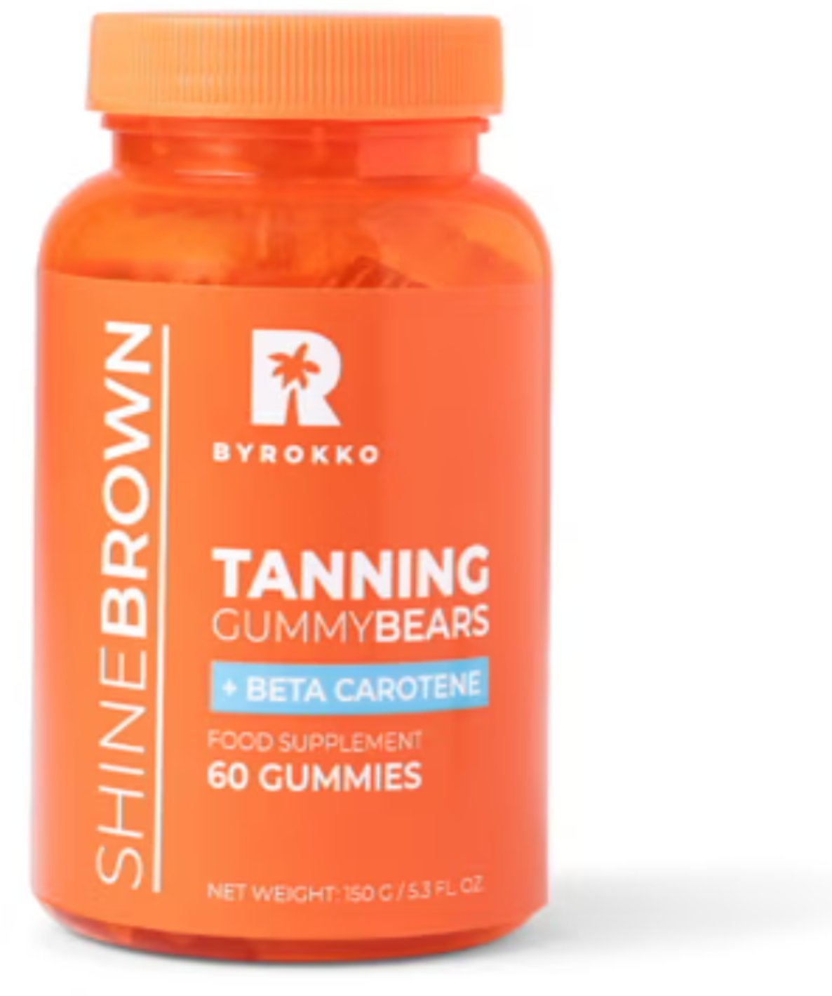 Byrokko Shine Brown Beta Carotene Żelki Wzmacniające Opaleniznę 150g