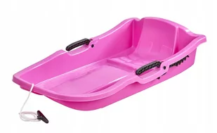 Sanki plastikowe- Ślizg STIGA PACER PINK z hamulce - Sanki i ślizgacze - miniaturka - grafika 1
