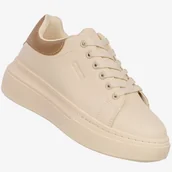 Sneakersy damskie - Sneakersy Damskie BIG STAR Buty Półbuty Sportowe Na Platformie Beżowe SS274246 Beżowy 40 - miniaturka - grafika 1