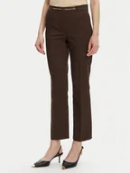Spodnie damskie - Marciano Guess Spodnie materiałowe 5GGB17 7311A Brązowy Regular Fit - miniaturka - grafika 1