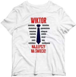 Koszulka najlepszy na świecie z imieniem - Gadżety dla niej i dla niego Koszulka najlepszy na świecie z imieniem - Gadżety dla niej i dla niego - miniaturka - grafika 1