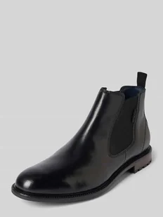 Buty chelsea ze skóry z pętelką model ‘Bonifacio’ - Botki męskie - miniaturka - grafika 1