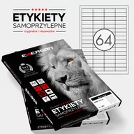 Etykiety samoprzylepne i bloki etykiet - Emerson Etykiety uniwersalne Emerson18,5x16,9mm A4 - miniaturka - grafika 1