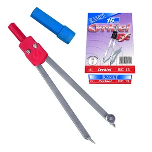 Cyrkiel Kamet + zapas grafitu BC-13 2 el. (K-1013) - Przybory szkolne - miniaturka - grafika 1