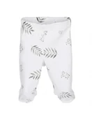Półśpiochy - Yosoy Półśpioch niemowlęcy bawełna organiczna Grey leaves, Rozmiar: 62/68 - miniaturka - grafika 1