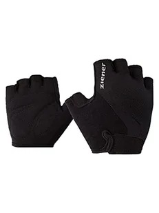 Ziener Dziecięce rękawiczki rowerowe Crido Junior Bike Glove, czarne (czarne), XL - Rękawiczki - miniaturka - grafika 1
