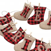 Oświetlenie świąteczne - Girlanda Choinkowa Świąteczna Łańcuch Kominek 2,6M - miniaturka - grafika 1