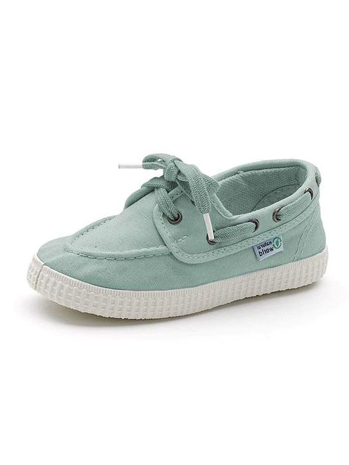 natural world Mokasyny w kolorze turkusowym