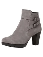 Botki damskie - Tamaris Damskie sztyblety 1-25039-41, Grey Suede, 40 EU - miniaturka - grafika 1