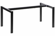Inne meble biurowe - Stelaż metalowy do stolika NY-L04 z regulacją długości belki 80-130 x szer. 50x wys. 42 cm, kolor czarny - miniaturka - grafika 1
