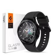 Akcesoria do smartwatchy - Szkło hartowane spigen glas.tr slim 3-pack galaxy watch 4 classic 42mm - miniaturka - grafika 1