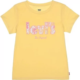 Krawaty i muchy męskie - Levi's Kids Girl's LVG różowy krawat DYE plakat logo T 3EH701 koszulka SS, Snapdragon, 4 lata, Snapdragon, 4 lat - grafika 1