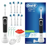 Szczoteczki elektryczne - Braun Oral-B Vitality 100 CrossAction Czarny - miniaturka - grafika 1