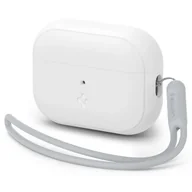 Etui do tabletów - Spigen Silicone Fit Strap Apple Airpods Pro 1 / 2 White/Grey - miniaturka - grafika 1