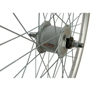 KOŁO 28 CALI PRZÓD Z PIASTĄ SHIMANO OBRĘCZ SREBRNA - Koła rowerowe - miniaturka - grafika 5