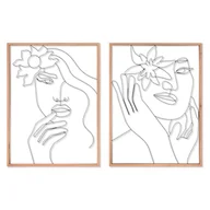 Torebki damskie - Home ESPRIT Płótno Skandynawskie damskie 60 x 2,5 x 80 cm (2 sztuki) - miniaturka - grafika 1