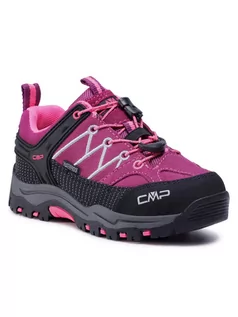 Sneakersy damskie - CMP Trekkingi Kids Rigel Mid Trekking Shoe Wp 3Q13244 Różowy - grafika 1