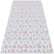 Dywany - Modny uniwersalny dywan winylowy Wiejskie kwiatki 150x225 cm - miniaturka - grafika 1