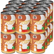 Mokra karma dla kotów - PetPot Karma mokra dla dorosłego kota Wołowina w sosie 24x415g - miniaturka - grafika 1