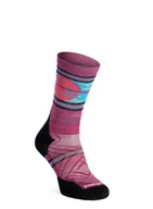 Skarpetki sportowe męskie - Skarpety damskie do biegania Smartwool Trail Run Targeted Cushion Sunset Trail Socks - miniaturka - grafika 1