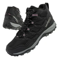 Buty trekkingowe damskie - Buty sportowe damskie Merrell West Rim Sport Thermo wodoodporne - miniaturka - grafika 1