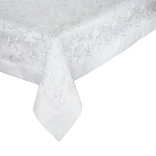 Obrus 140 x 300 cm SABRILLA white - Obrusy i serwetki - miniaturka - grafika 1