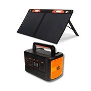 Zestawy solarne - Zestaw Stacja zasilania 500W 614Wh i Panel Fotowoltaiczny 100W - miniaturka - grafika 1