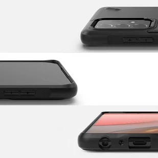 Ringke Onyx Design wytrzymałe etui pokrowiec Samsung Galaxy A72 4G czarny (X) (OXSG0049) - Etui i futerały do telefonów - miniaturka - grafika 2