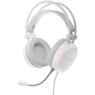 Genesis Neon 613 RGB białe - Słuchawki - miniaturka - grafika 1