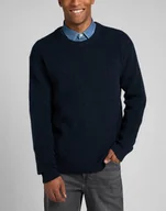 Swetry męskie - Lee Seasonal Crew Męski Sweter Klasyczny Mood L83Zdd61-L - miniaturka - grafika 1