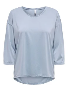 ONLY Bluzka w kolorze błękitnym - Bluzki damskie - miniaturka - grafika 1