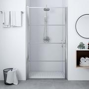 Ścianki i drzwi prysznicowe - vidaXL Drzwi prysznicowe hartowane szkło 81 x 195 cm 146655 - miniaturka - grafika 1