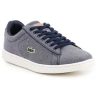 Trampki damskie - Buty lifestylowe Lacoste Carnaby Evo 218 3 Spw W 7-35SPW0018B98 białe - miniaturka - grafika 1