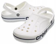 Moda i Uroda OUTLET - Wygodne Klapki Crocs Bayaband Clog Biały 46,5 - miniaturka - grafika 1