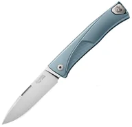 Noże - Nóż składany LionSteel Thrill Blue Titanium, Satin M390 by Molletta (TL BL) - miniaturka - grafika 1