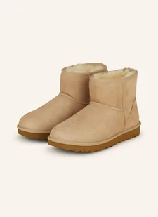 Ugg Botki Classic Mini Ii beige - UGG - Botki damskie - miniaturka - grafika 1